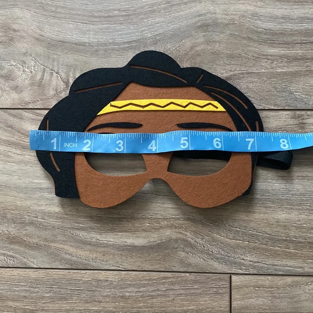 COPY - Disney’s Jasmine & Pocahontas Fun Felt Face Mask with Elastic Straps Bra…